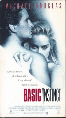 Basic Instinct (VHS, 1992) Michael Douglas, Sharon Stone