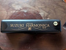 Suzuki SU-21 Harmonica Gm Key Used Japanese Made NNE