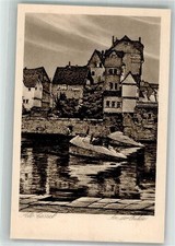 38098383 - 3500 Kassel An der Fulda nach Steinzeichnung von Fennel Kassel