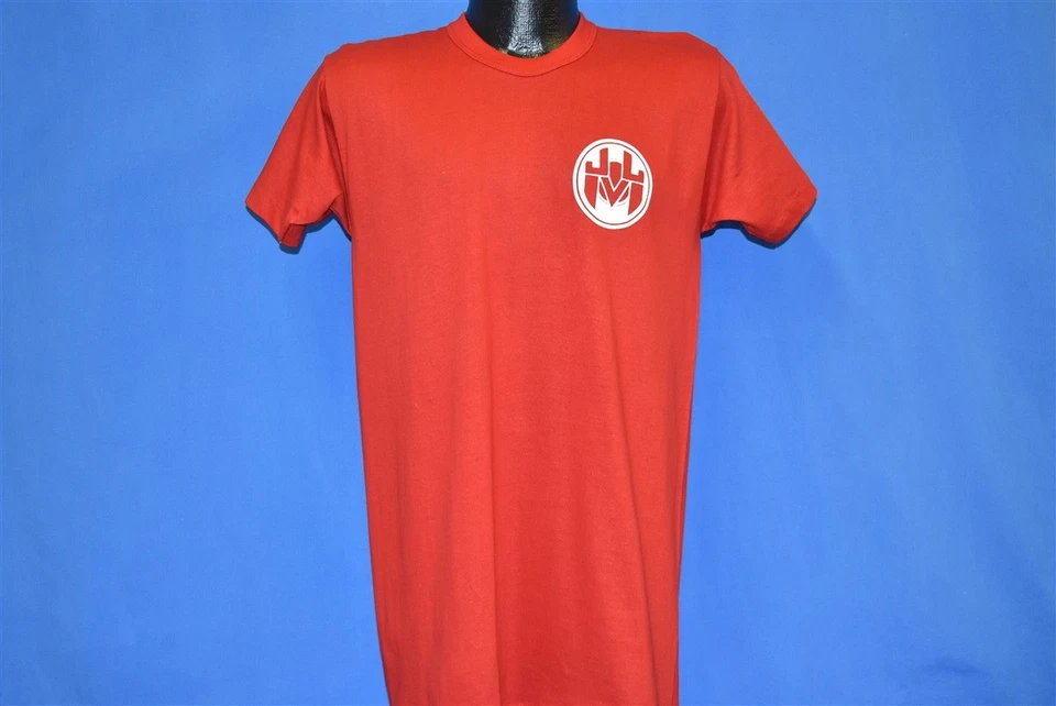 De colección Años 70 A&M RECORDS TROMPETA RUSSELL ATLÉTICO A M ROJO ALGODÓN AM Camiseta MEDIANA M Foto 3 de 4