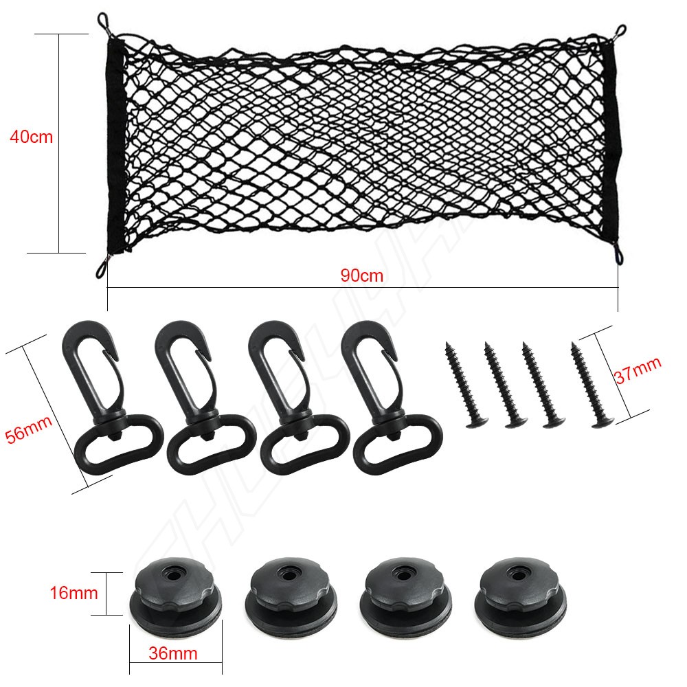 Rear Trunk Bed Envelope Style Organizer Cargo Net For TOYOTA TACOMA 1995-2022