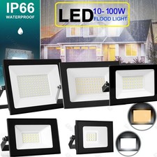 1-10X LED Floodlight Spot Light 10-100W Security Flood Light Outdoor Garden Lamp