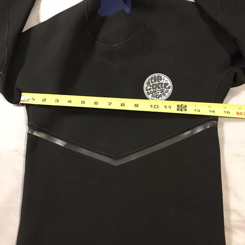 Rip Curl Wet Suit Top Womens Large 1.5 MM Sealed E6 E Bomb Black Long Sleeve - Picture 6 of 13