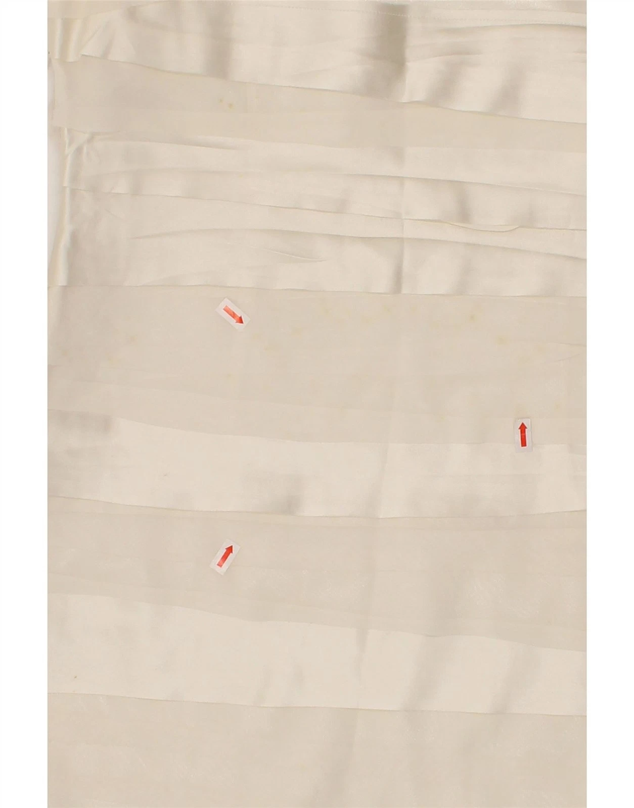 OFF WHITE PRINCIPLES BY BEN DE LISI abito tubino donna UK 14 grande bianco sporco AR02