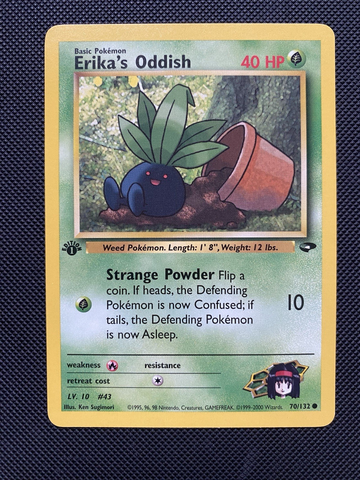 1st Edition Erika’s Oddish 70/132 - Gym Challenge - Near Mint Pokémon