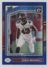 2024 Panini Donruss Optic Rated Rookie Blue Hyper Prizm Chris Braswell #220 0k26
