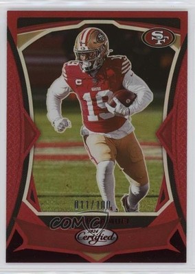 2024 Certified Red Mirror 11/100 Deebo Samuel #34 0ud4