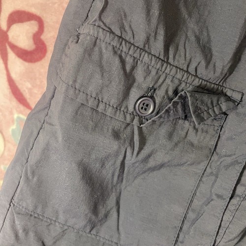 Vtg Sportif Mens 100% Nylon Cargo Shorts Gray Size S Fishermancore - Picture 9 of 10