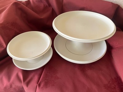 Tupperware Servier Set,Obstschale,Kuchenständer , gebraucht, aus Oma's Nachlass