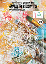 AALL and Create Stencil by Olga Heldwein A4 Panache  #91