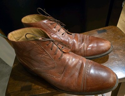 Johnston & Murphy Signature Series Men's Brown Oxford Shoes Size 10M