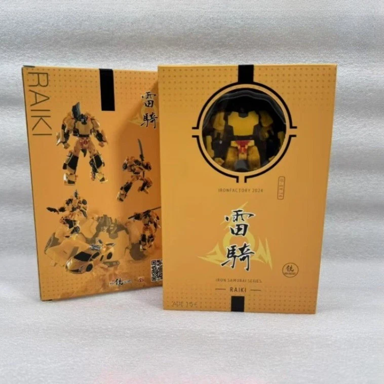 Figura de acción IronFactory IF EX-74 RAIKI Sunstreaker Warrior Transformable Toys Foto 3 de 4
