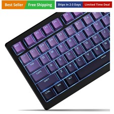 x XVX Shine Through PBT Keycaps, Custom Keycaps 60 75 100 Percent Cherry Prof...
