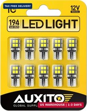 Auxito 194 Led Bulb 6000k White 168 2825 W5w T10 Wedge 14-smd Interior Car Bulbs Auxito 194 Led Bulb 6000k White 168 2825 W5w T10 Wedge 14-smd Interior Car Bulbs