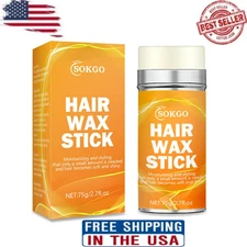 Hair Wax Stick, Long-Lasting Matte Finish for Hair Styling, Edge Control, Smooth