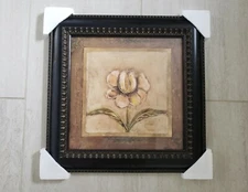 Frame Framed Floral Picture Painting Print Under Glass 12"x12" & 14.5"x14.5"