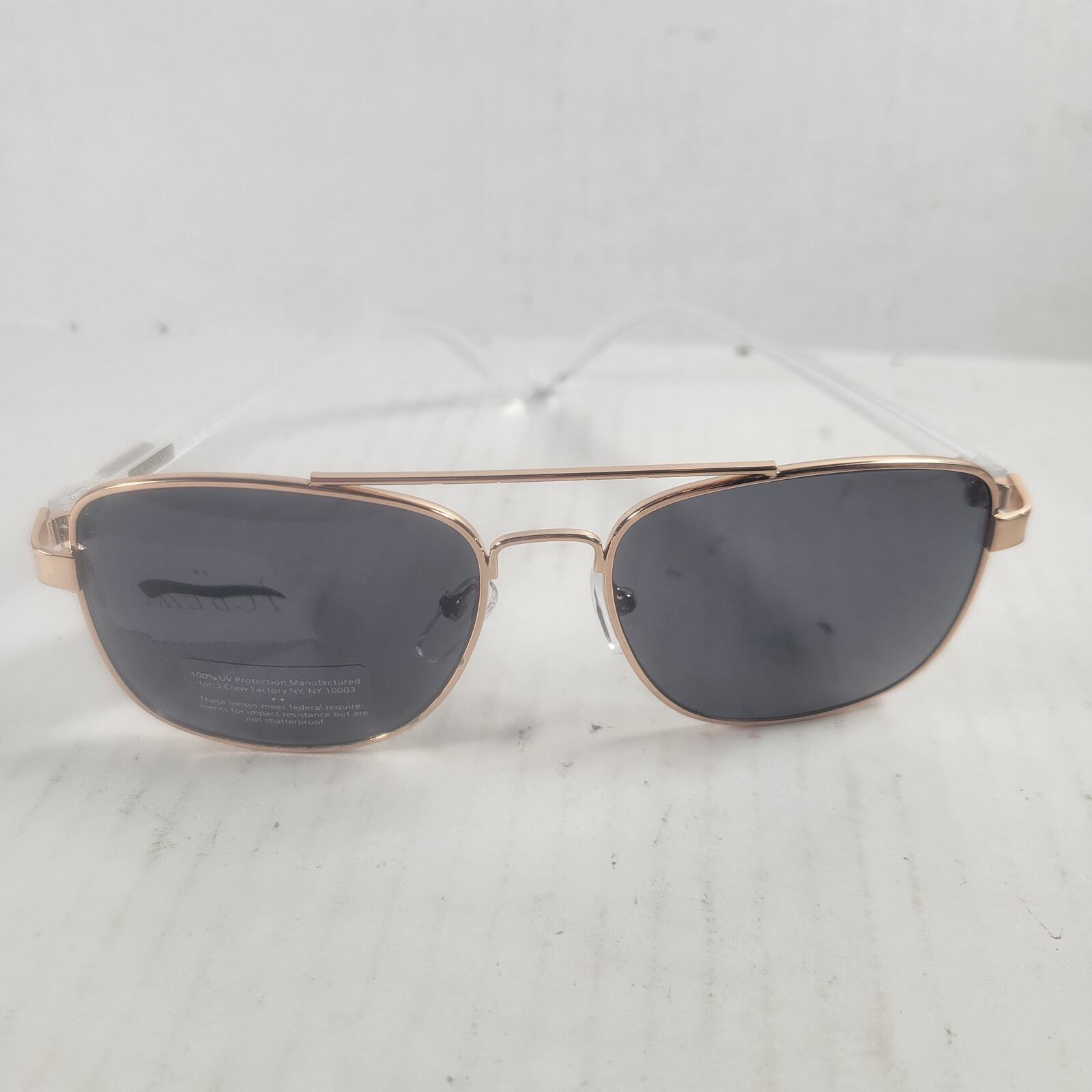 NWT J.Crew Factory Men's Classic Retro Square-frame Aviator Sunglasses