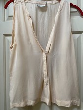 A.L.C. 100% Silk Top SzS Made In USA