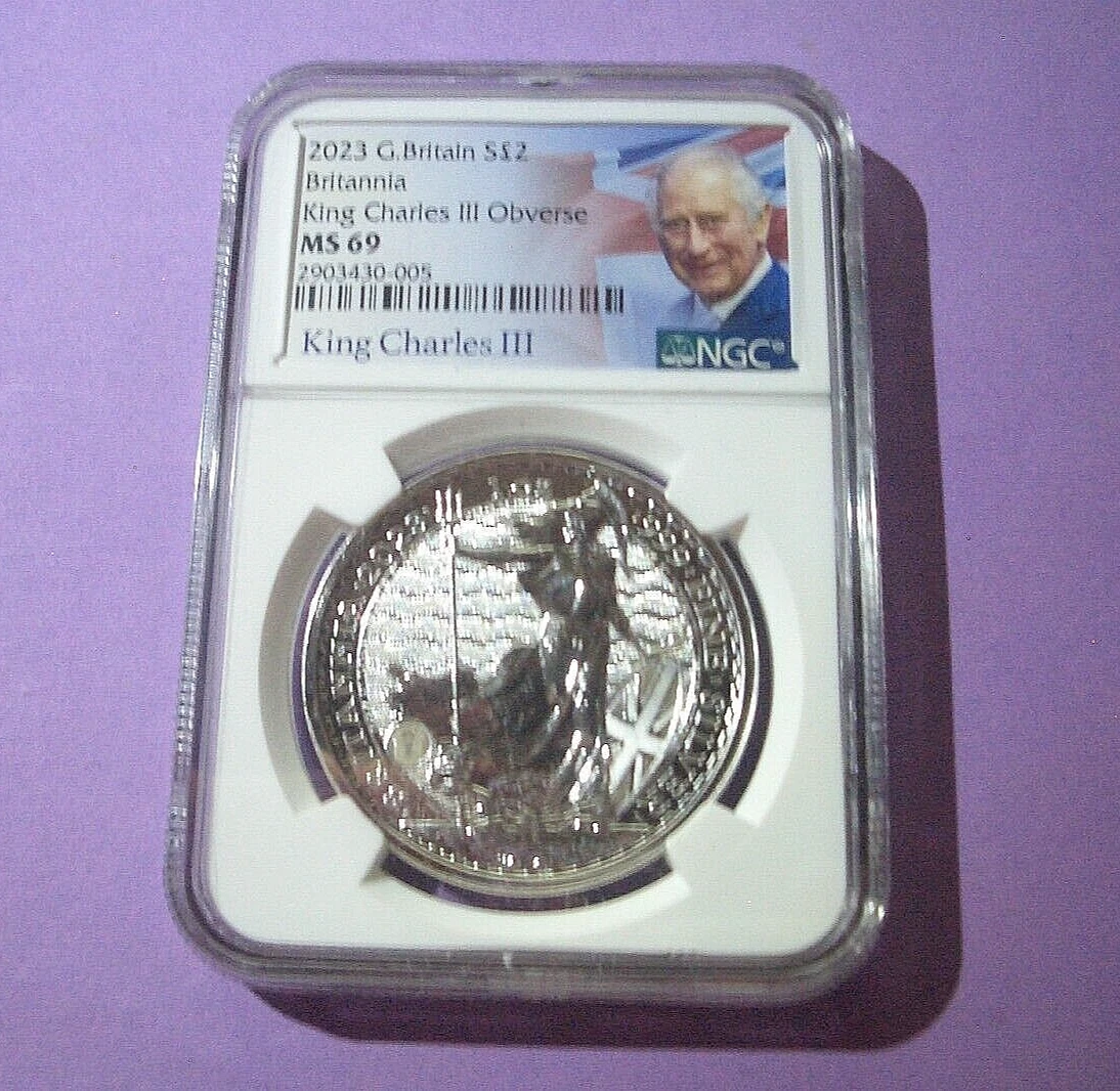 UK Britannia MS 69 NGC Certified Silver Bullion Coins for sale | eBay