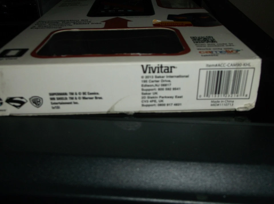 Vivitar, Camelio, Superman, Personalization Kit, Tablet Protection, NIB!! - Image 3 of 3