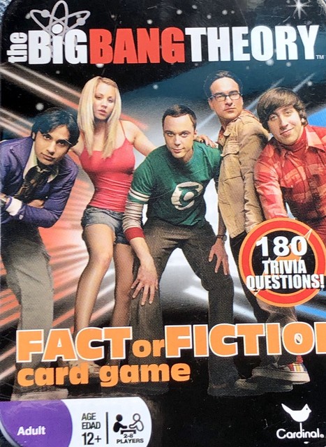 The Big Bang Theory Fact Or Fiction Card Game In Tin Complete Used Very 