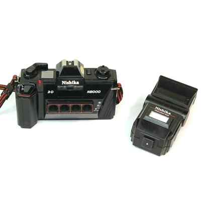 Nishika N8000 35mm Quadrascopic Stereo 3D Lenticular Camera