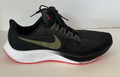 NIKE | Air Zoom Pegasus Black Olive Running Shoes Men's | Size 10