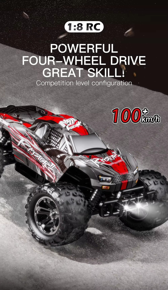 HOSHI N518 Raptor II, 1:8 scale Brushless RC Truck, Up To 100kmh +