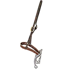 Quick Bits Quick Stop Fast QQS Adjustable Faux Leather Training Bosal Hackamore