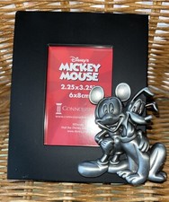 NEW VINTAGE Disney Connoisseur Mickey Pluto Photo Frame 3D Effect Black  Pewter