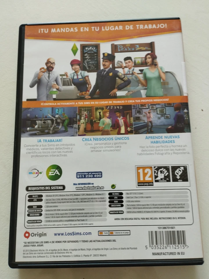 The Sims 4 Get to Work EA 2015 - Game para PC DVD-Rom Spain - Image 2 of 4