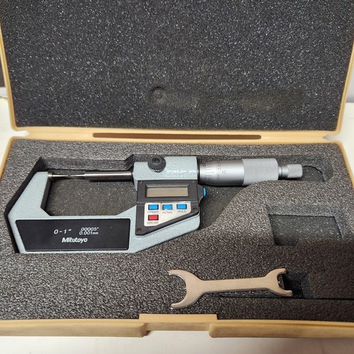 Mitutoyo 342-711 0-1'' Digimatic Point Micrometer