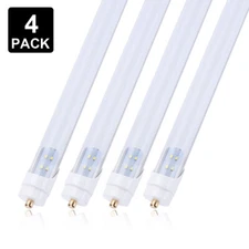 8FT FA8 LED Light Bulbs Single Pin 6000K LED Tube Lamp T8 T10 T12 LED Shop Light