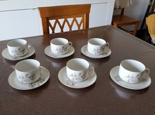 Set 6 tazze da tè con piattino Tognana in Porcellana made in Italy