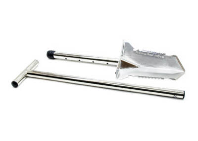 Nokta Makro Premium Metal Detecting Shovel - Adjustable & Stainless Steel