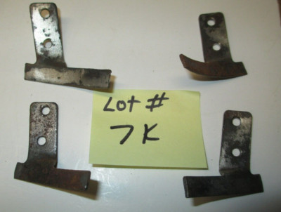 HOOSIER CABINET ROLL / TAMBOO ROLL GUIDES TOP AND BOTTOM - LOT # 7-k