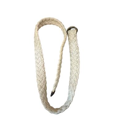 Crew White Woven Rope Belt Size Medium