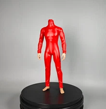 1:6 Leather Bodysuit jumpsuit Clothes For 12'' Male PHICEN HT TBL Figure Body
