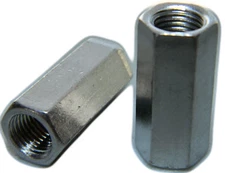 STAINLESS STEEL THREADED ROD HEX COUPLING EXTENSION NUTS 10-24 Qty 1000