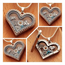 Personalised Mom Sister Aunt Friend Heart Memory Locket / christmas gift locket 