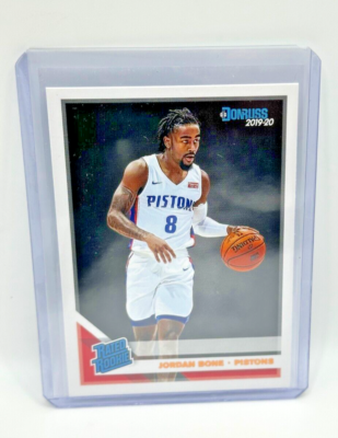 Jordan Bone 2019-20 Panini Donruss RR RC #246 Detroit Pistons