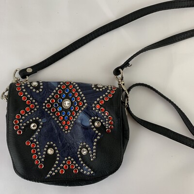 Kippy’s Leather studded KIPPYS Swarovski Crystal Studded Western Leather NEW - Size  main image 3