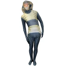 Kids King Cobra Morphsuit Boys Girls Halloween Snake Skin Suit Costume