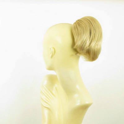 Postiche Queue De Cheval Synthétique 70 Cm - Blond Doré Poli Très Léger - Neuf Avec étiquettes