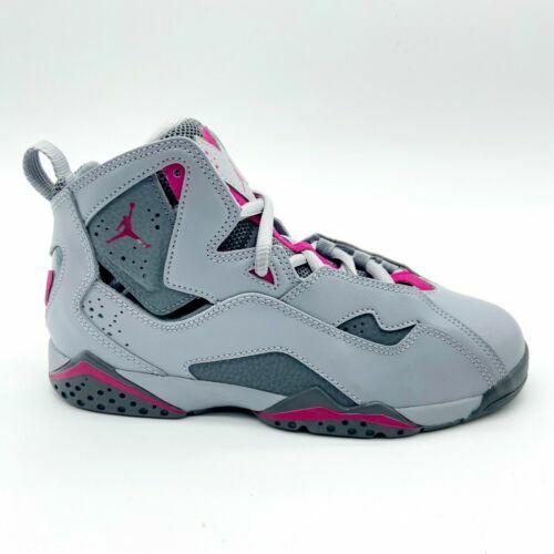 Nike Girl's Air Jordan 13 Retro GS Cool Grey Fusion Pink 4…