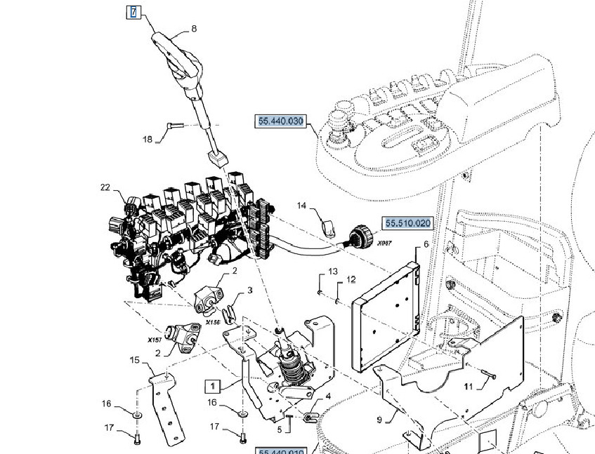 84289213 - Multifunction Control Lever - New Holland Lever | eBay