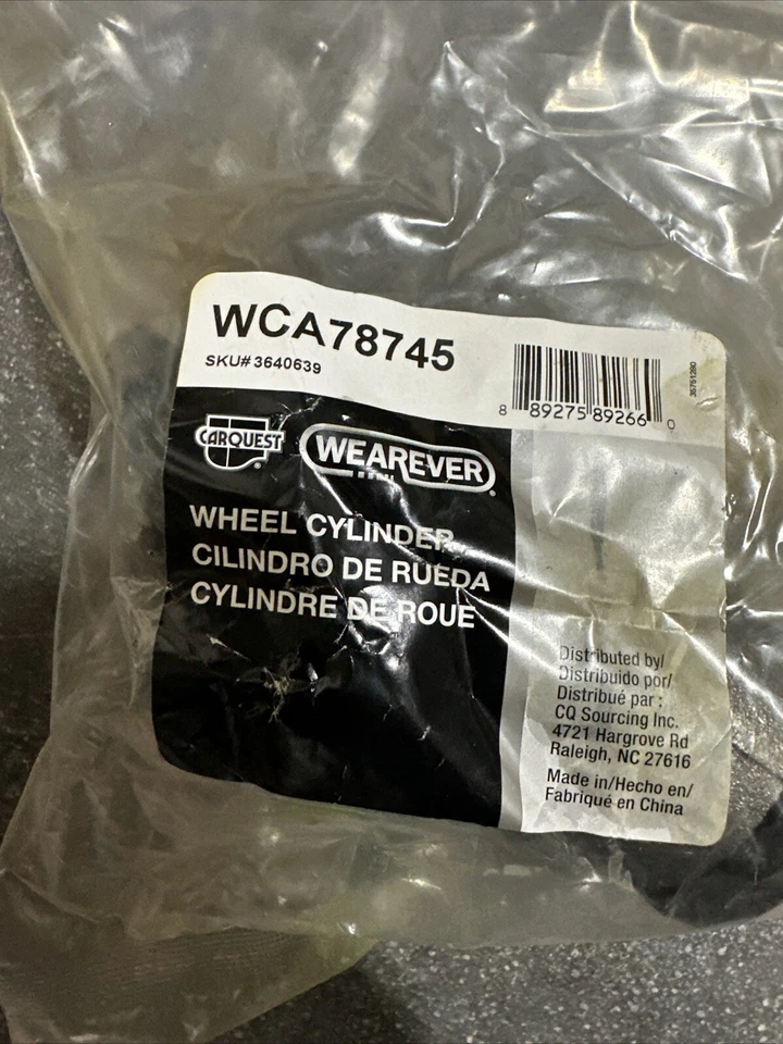 CILINDRO DE RUEDA DE FRENO DE TAMBOR CARQUEST WCA78745 se adapta a GMC Chevrolet 71-89 Foto 4 de 4