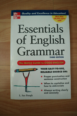 Essentials of English Grammar von L. Sue Baugh (2005, Taschenbuch) Sehr Gut!