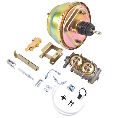 Front Power Disc Brake Conversion Kit Drilled Rotors for One-Fifty Series 55-57