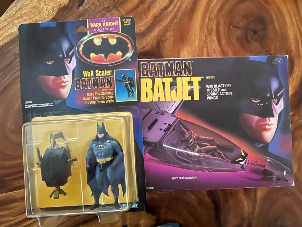 Batman Batjet from The Dark Knight Collection 1990 Kenner +Action